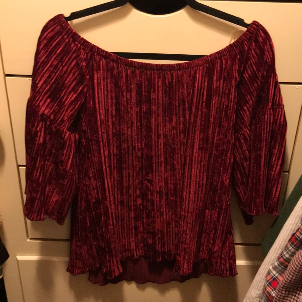 Velvet top